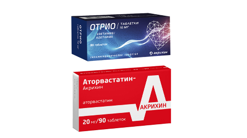 НАБОР ОТРИО 0,01 N90 ТАБЛ + АТОРВАСТАТИН-АКРИХИН 0,02 N90 ТАБЛ закажи со скидкой 500 рублей - цена 1805.10 руб., купить в интернет аптеке в Санкт-Петербурге НАБОР ОТРИО 0,01 N90 ТАБЛ + АТОРВАСТАТИН-АКРИХИН 0,02 N90 ТАБЛ закажи со скидкой 500 рублей, инструкция по применению