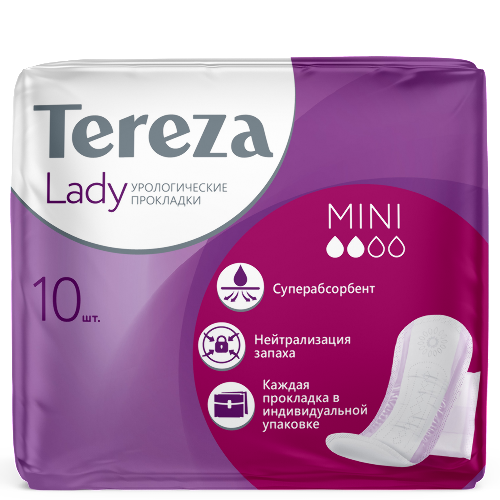 Terezalady прокладки урологические для женщин mini 10 шт.