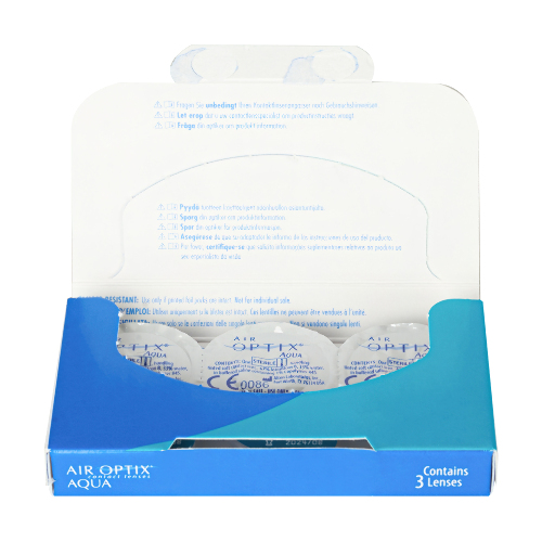 ALCON AIR OPTIX AQUA КОНТАКТНЫЕ ЛИНЗЫ ПЛАНОВОЙ ЗАМЕНЫ /+4,50/ N3
