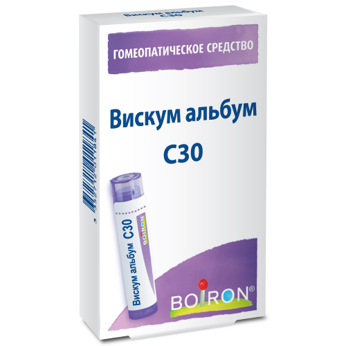 ВИСКУМ АЛЬБУМ С30 ГОМЕОПАТ МОНОКОМП ПРЕПАРАТ РАСТИТ ПРОИСХОЖД