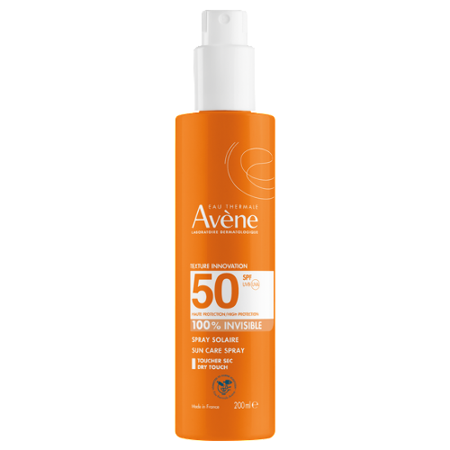 Avene спрей солнцезащитный невидимый для чувствительной кожи spf50 200 мл