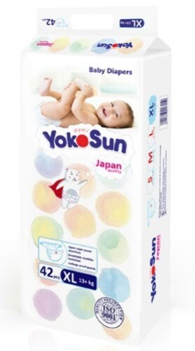 Купить Yokosun подгузники детские размер xl/13+кг 42 шт. цена