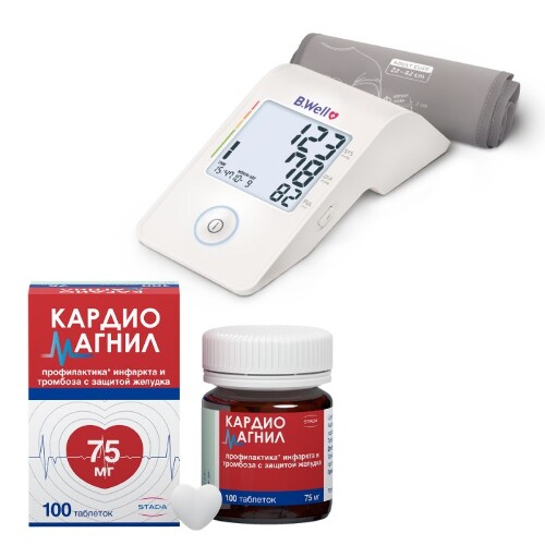 Купить Кардиомагнил 75 мг + 15,2 мг 100 шт. таблетки, покрытые пленочной оболочкой цена