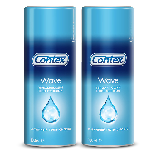 Набор из 2х уп ГЕЛЬ-СМАЗКА CONTEX WAVE 100МЛ по спец.цене