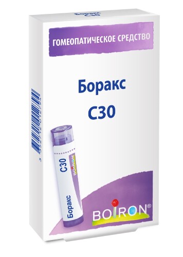 БОРАКС С30 ГОМЕОПАТ МОНОКОМП ПРЕПАРАТ МИНЕРАЛЬНО-ХИМИЧ ПРОИСХОЖД