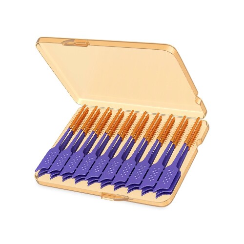 Ершики межзубные с эластичным кончиком Splat smilex ortho+ со вкусом мяты s мягкие 30 шт.