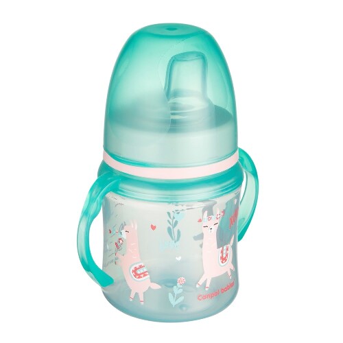 CANPOL BABIES ПОИЛЬНИК С СИЛИКОНОВЫМ НОСИКОМ 120МЛ 6+/ЗЕЛЕНЫЙ