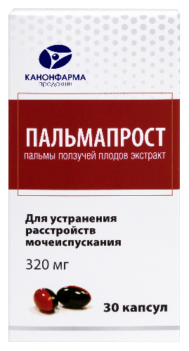 Пальмапрост 320 мг 30 шт. блистер капсулы