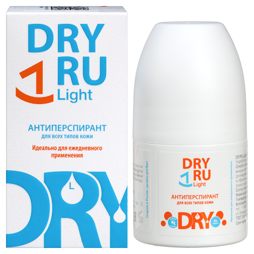 Dry ru light антиперспирант для всех типов кожи 50 мл