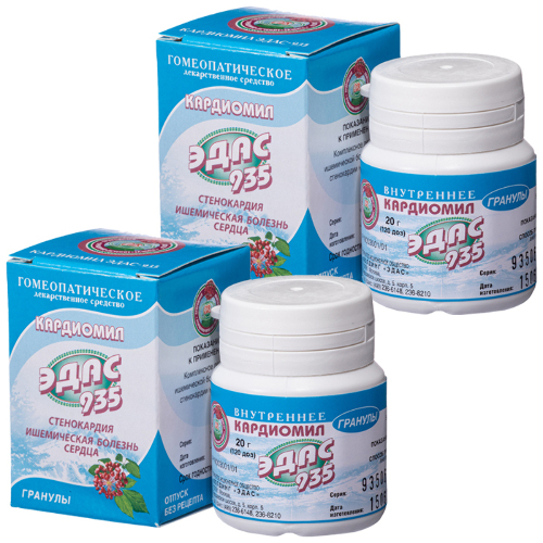 Набор ЭДАС - 935 Кардиомил со скидкой 40% на вторую упаковку
