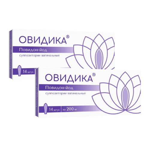 Набор Овидика 200 мг №14 (молочница, вагиноз, вагинит и др.) 2 уп.