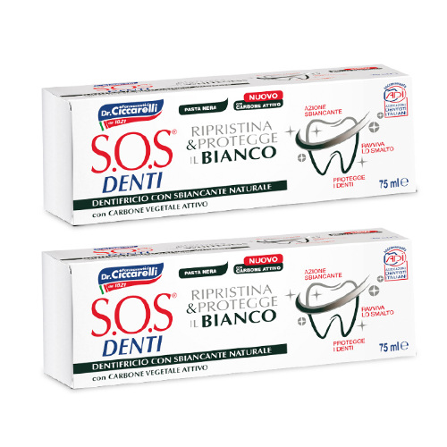 Набор SOS DENTI зубная паста отбеливающая 2 уп. - по выгодной цене!