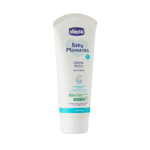 Chicco baby moments крем питательный 100 мл