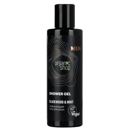 ORGANIC SHOP НАБОР ПОДАРОЧНЫЙ ДЛЯ МУЖЧИН БОДРЯЩИЙ BLACKWOOD&MINT
