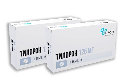 Набор из 2-х упаковок Тилорон таб. 125мг №6 со скидкой!