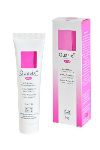 Купить Квазикс крем защитный spf30 для чувствительной кожи склонной к покраснениям 30 гр цена