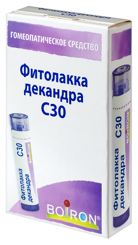 ФИТОЛАККА ДЕКАНДРА С30 ГОМЕОПАТ МОНОКОМП ПРЕПАРАТ РАСТИТ ПРОИСХОЖД