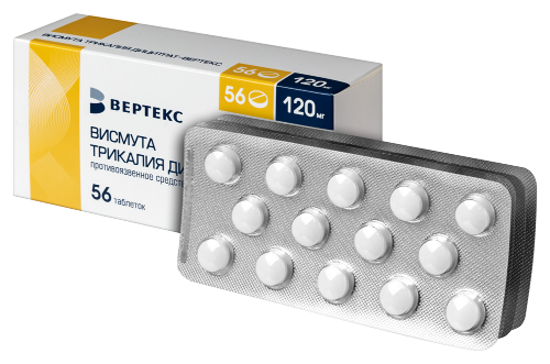 ВИСМУТА ТРИКАЛИЯ ДИЦИТРАТ-ВЕРТЕКС
