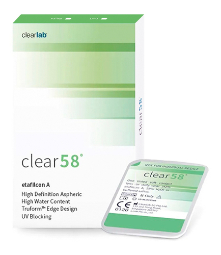 Clear58 контактные линзы плановой замены 8,7/14,0 /-5,00/ 6 шт.