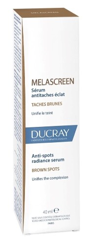 Ducray melascreen сыворотка против пигментации придающая сияние коже 40 мл