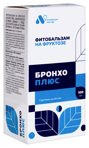 ФИТОБАЛЬЗАМ НА ФРУКТОЗЕ БРОНХО ПЛЮС