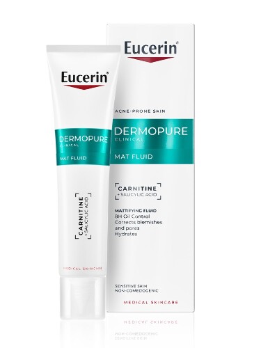 Eucerin dermopure флюид увлажняющий матирующий для проблемной кожи 40 мл