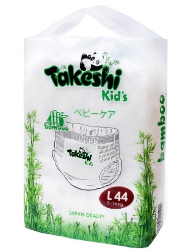 Купить Takeshi kids подгузники-трусики для детей l/9-14 44 шт. цена