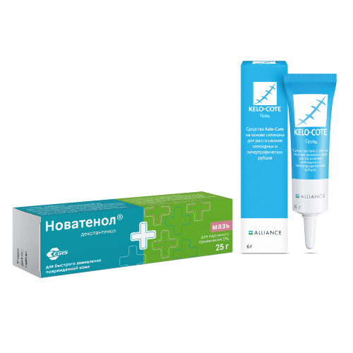 Набор НОВАТЕНОЛ 5% 25,0 МАЗЬ Д/НАРУЖ ПРИМ + Кело-коут 6 гр гель по специальной цене