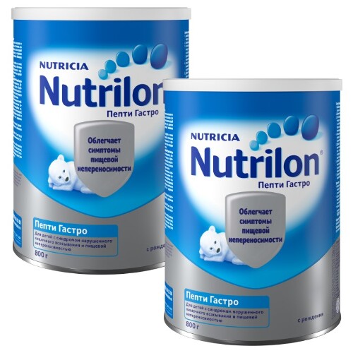 Набор для детей-детская смесь 2 уп NUTRILON-1 ПЕПТИ ГАСТРО 800 г