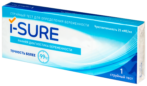 Тест для определения беременности i-sure 1 шт./струйный