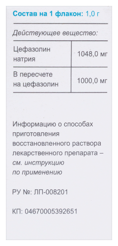 ЦЕФАЗОЛИН
