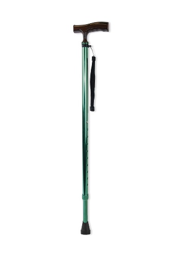 Купить Трость ортопедическая amcт 25 gr пластиковая ручка/зеленая цена