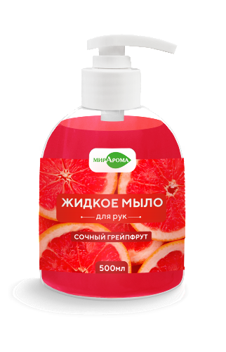 Купить Мирарома мыло жидкое для рук сочный грепфрут 500 мл цена