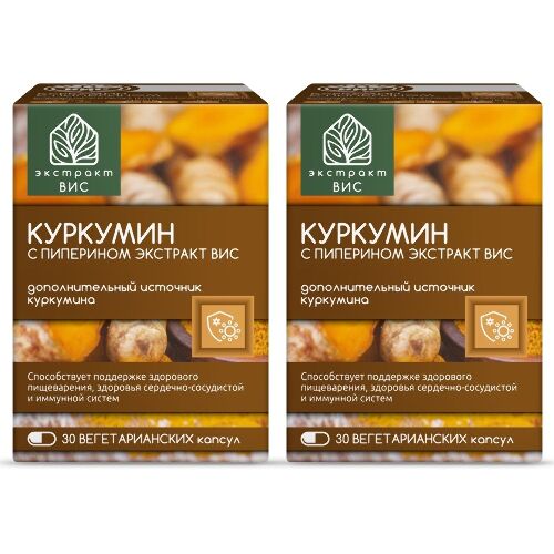 Купить Куркумин с пиперином curcumin экстракт вис 30 шт. капсулы массой 0,4 г в Москве Куркумин с пиперином curcumin экстракт вис 30 шт. капсулы массой 0,4 г