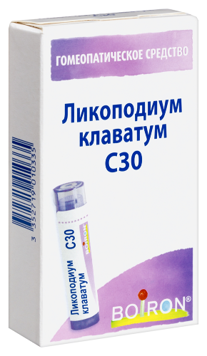 ЛИКОПОДИУМ КЛАВАТУМ C30 ГОМЕОПАТ МОНОКОМП ПРЕПАРАТ РАСТИТ ПРОИСХОЖД