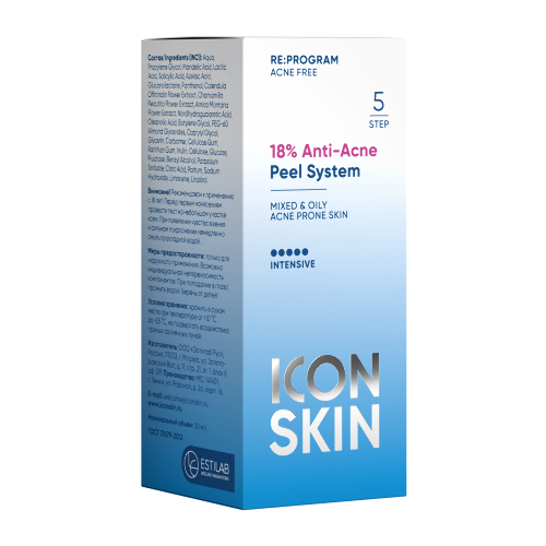Icon skin пилинг для проблемной кожи 18% 30 мл