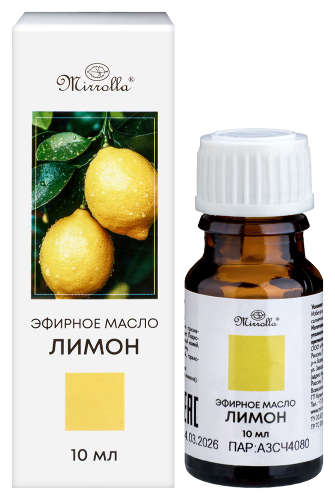 Мирролла масло лимон эфирное 10 мл флакон/мирролла/