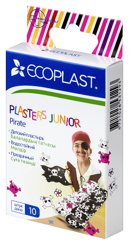 ECOPLAST НАБОР ПЛАСТЫРЕЙ ДЛЯ ДЕТЕЙ (ПОЛИМЕРНЫЙ)