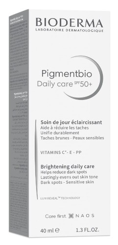 Bioderma pigmentbio дневной крем spf50+ 40 мл