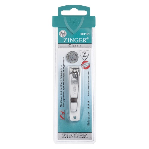 Книпсер для ногтей в цветной оправе Zinger SLN-603-C