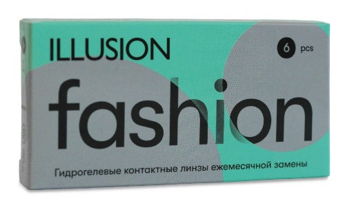 Набор из 2-х уп ILLUSION FASHION 8,6/14,2 N6 /-2,00/ МЯГКИЕ КОНТАКТНЫЕ ЛИНЗЫ