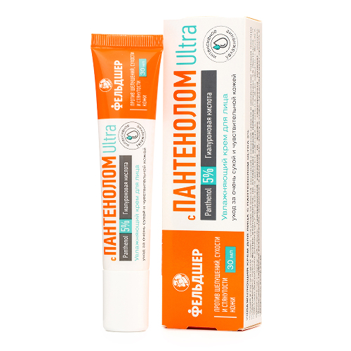 Фельдшер крем для лица с пантенолом ultra увлажняющий 5% 30 мл