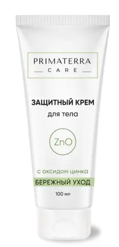 Primaterra care крем для тела защитный с оксидом цинка 100 мл