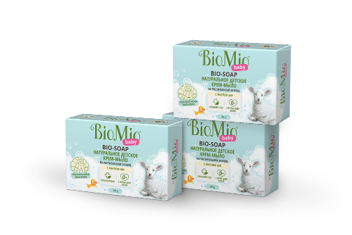 Набор 3=2 BIOMIO BABY BIO-SOAP КРЕМ-МЫЛО ДЕТСКОЕ ЭКОЛОГИЧНОЕ С МАСЛОМ ШИ