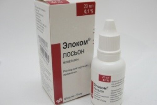 ЭЛОКОМ ЛОСЬОН 0,1% 30МЛ ФЛАК/КАП Р-Р
