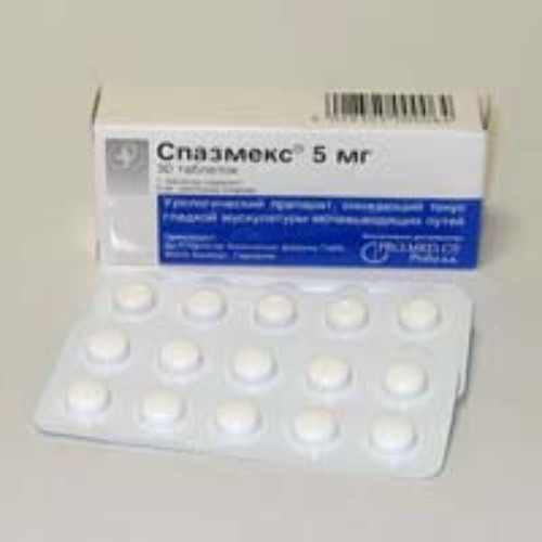 Спазмекс 5 мг 30 шт. таблетки