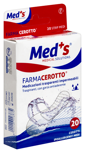 Farmacerotto trasparente impermeabile пластыри фиксирующие водонепроницаемые 19х72 мм 20 шт./прозрачный