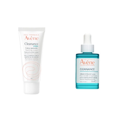Набор AVENE КЛИНАНС ГИДРА КРЕМ УСПОКАИВАЮЩИЙ 40МЛ + AVENE CLEANANCE СЫВОРОТКА ОБНОВЛЯЮЩАЯ ДЛЯ ЖИРНОЙ И КОМБИНИРОВАННОЙ КОЖИ 30МЛ