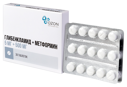 ГЛИБЕНКЛАМИД+МЕТФОРМИН