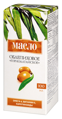 МАСЛО ОБЛЕПИХОВОЕ ГОРНОАЛТАЙСКОЕ